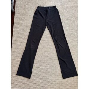 Moda International Black Flare Leg Yoga Pants vintage Y2K leggings low rise S